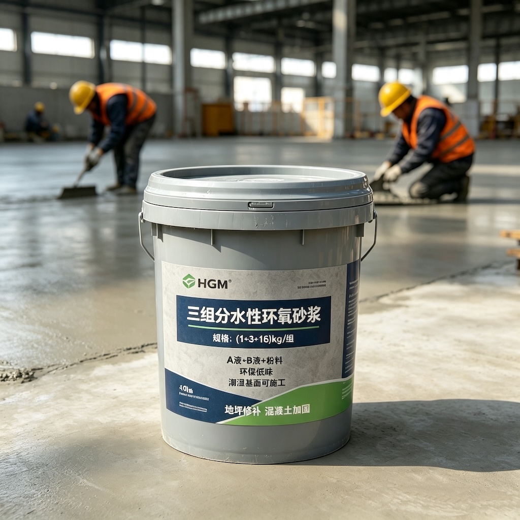 镇巴三组份水性环氧砂浆